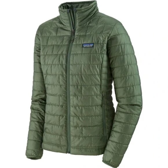 Patagonia Camp Green Nano Puff Jacket Women XS - Picture 1 of 6